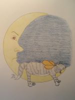 Faerie Kitty on the Moon